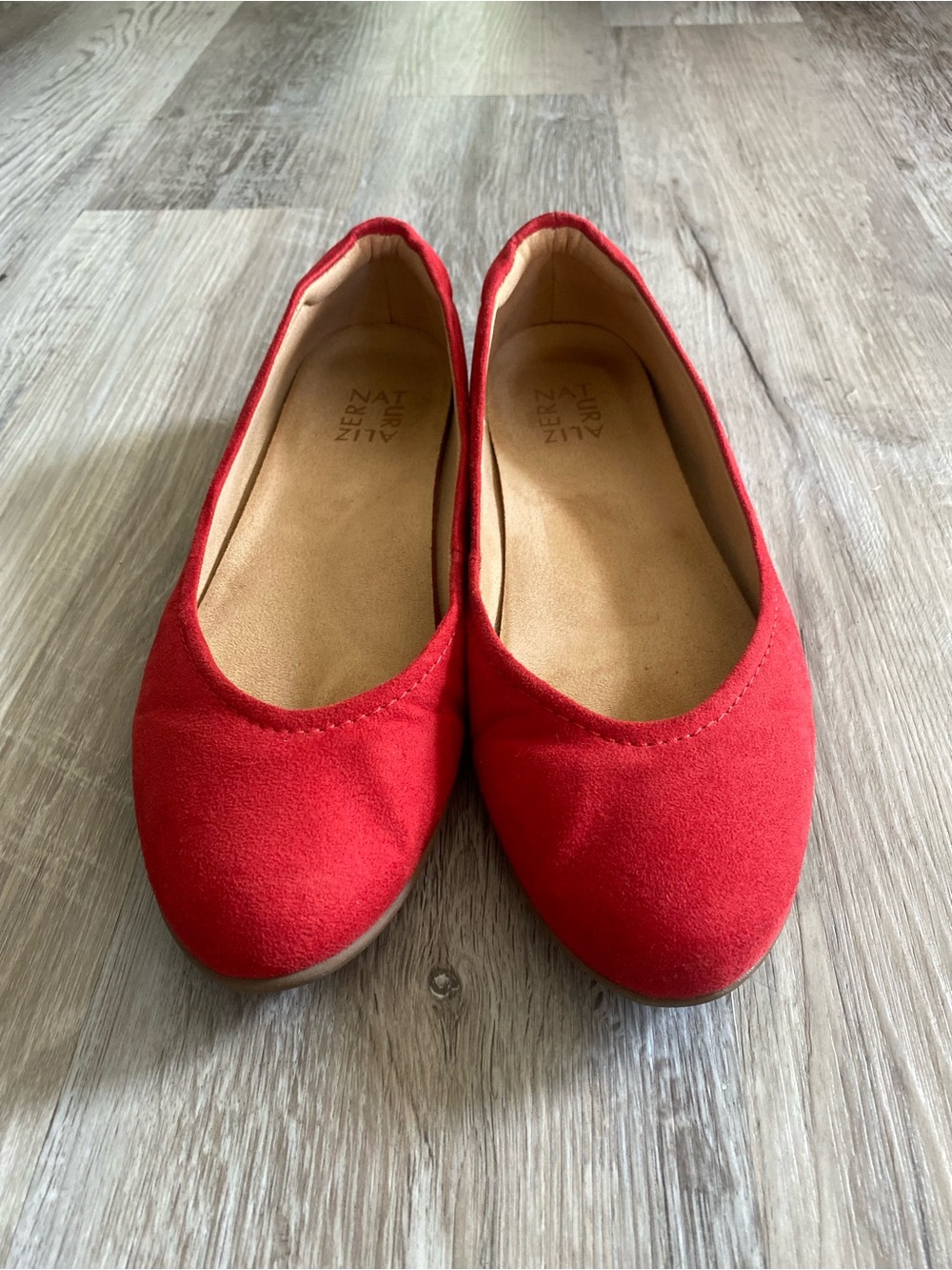 Naturalizer Red Women's Ballet Flats
